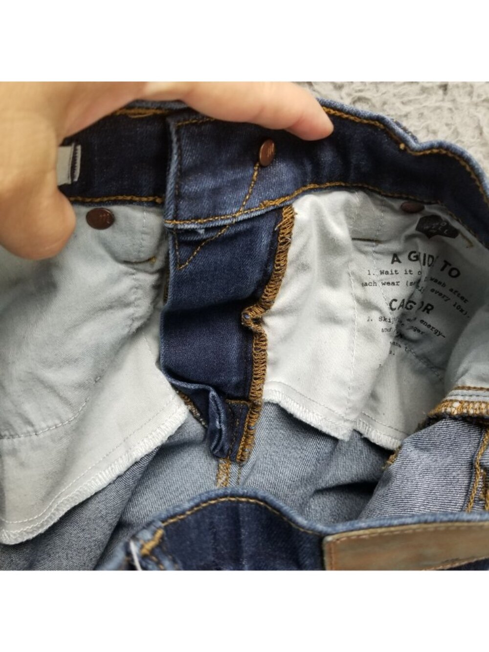 Madewell Jeans Womens 25 Blue Stretch Denim Skinny *Read* - Picture 15 of 16